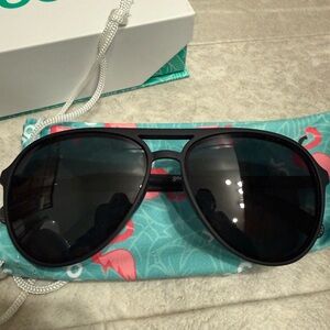 Goodr Black Aviator Sunglasses Mach G